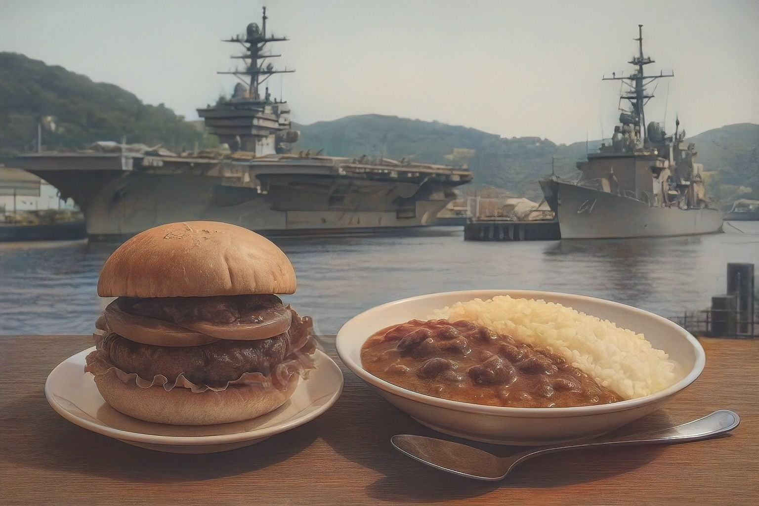 佐世保漢堡及海軍咖哩
